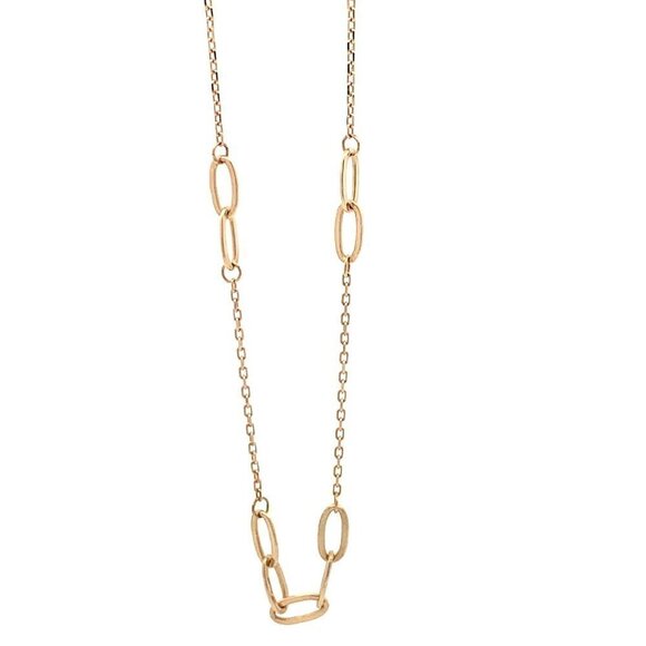 18K Yellow Gold Bracelet Paperclip 6 inches plus 1 inch extension 1.39 grams - Picture 11 of 13